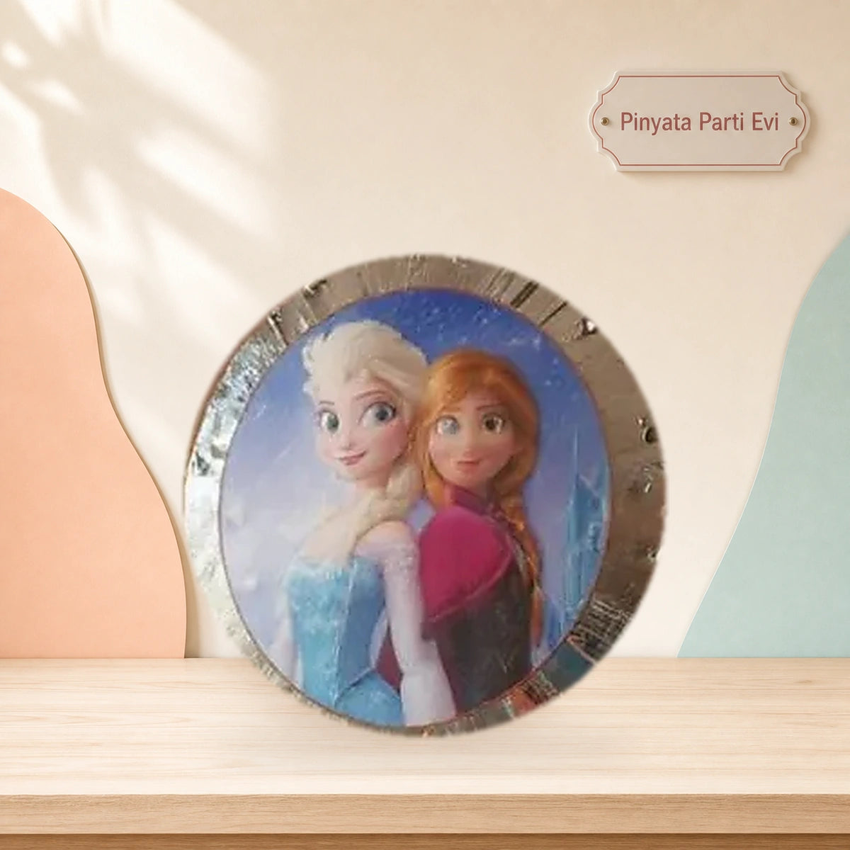Karlar Ülkesi Temalı Yuvarlak Pinyata - Pinyata Parti Evi
