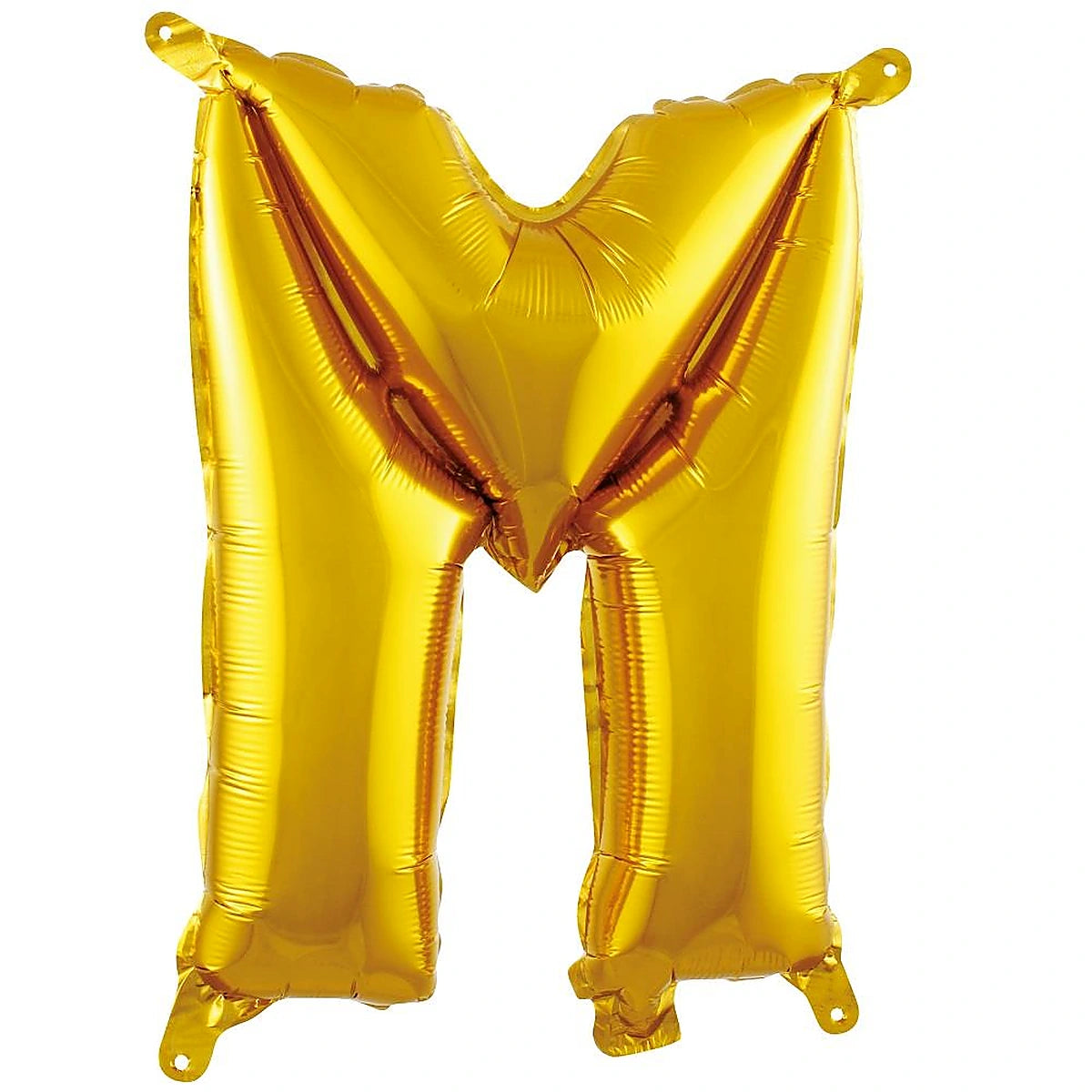 16 inç M harfi gold folyo balon, yaklaşık 36 cm