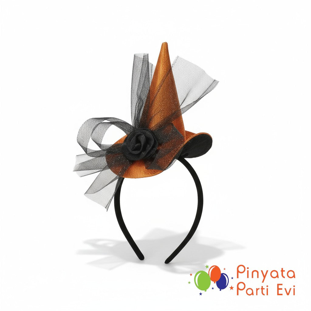 Cadı Şapka Taç Turuncu