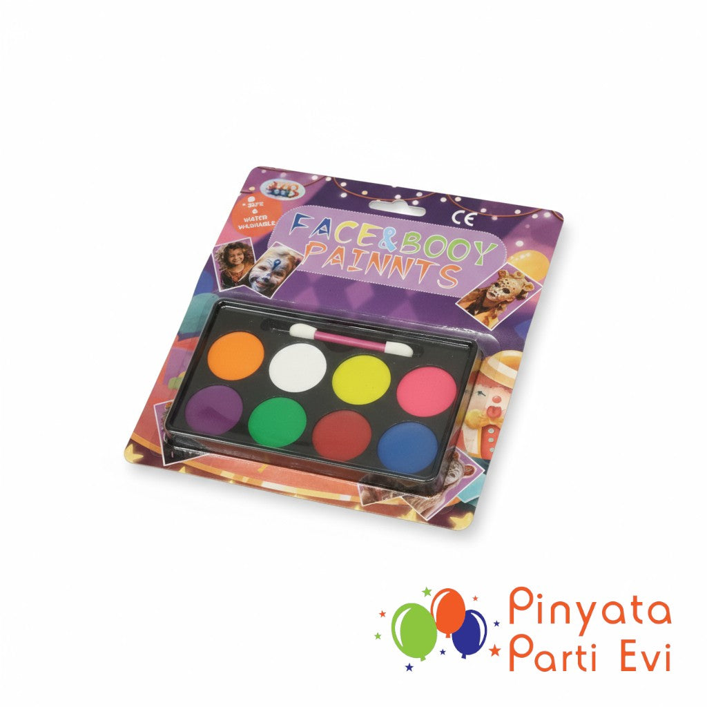 Yüz ve Vücut Boyası Karışık Renk