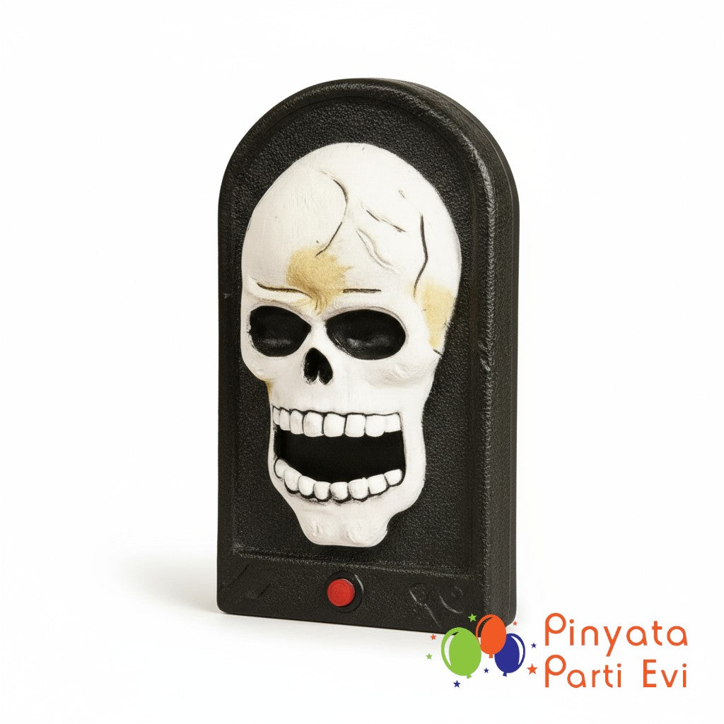 Halloween Kapı Zili Kuru Kafa