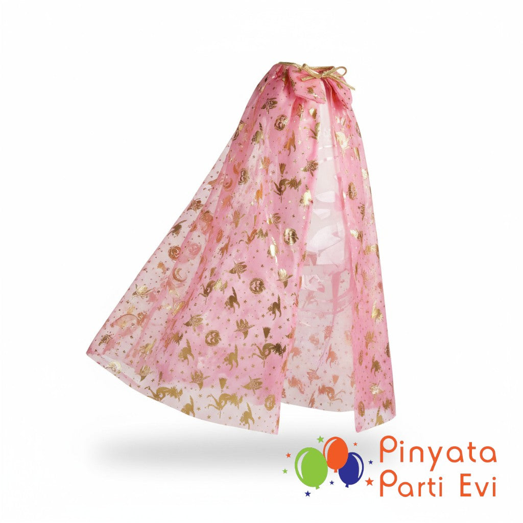 Halloween Pelerin Pembe 80 cm