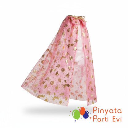 Halloween Pelerin Pembe 80 cm