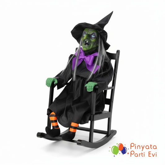 Sallanan Sesli ve Işıklı Cadı