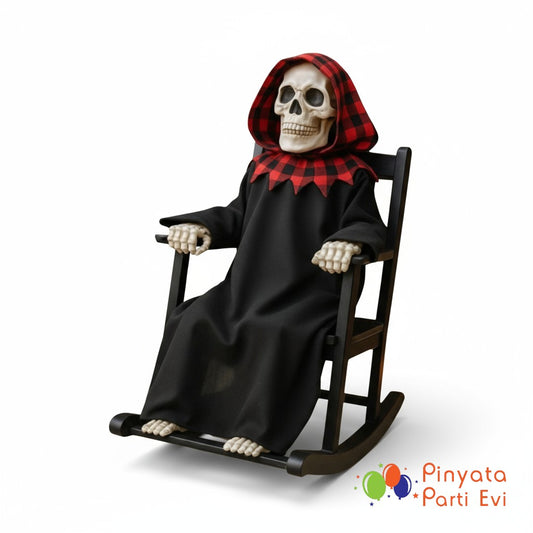 Sallanan Sesli ve Işıklı Skull