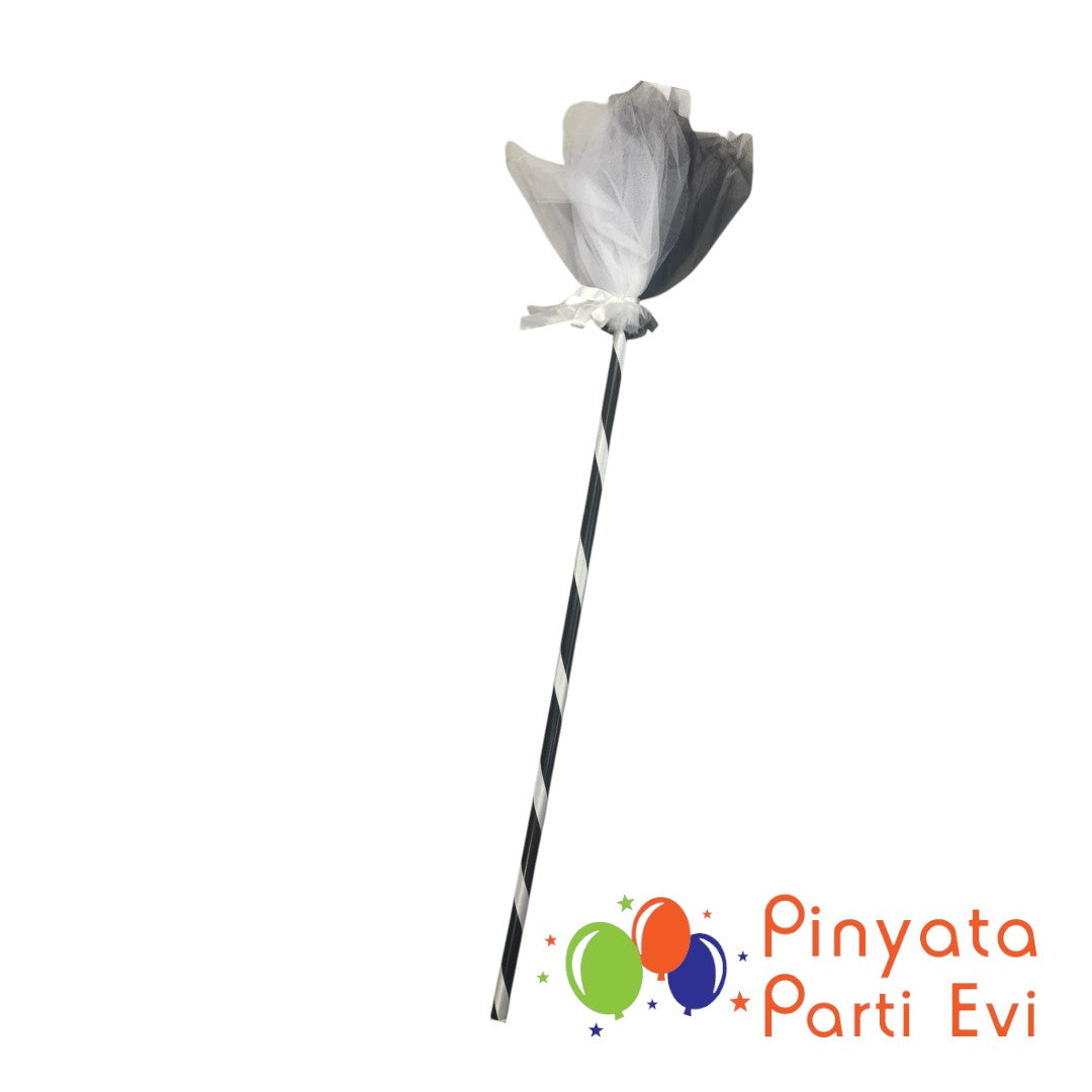 Halloween Cadı Süpürgesi Beyaz