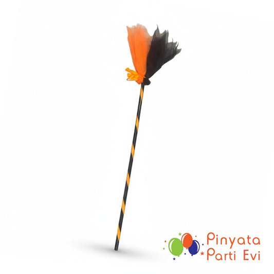 Halloween Cadı Süpürgesi Turuncu