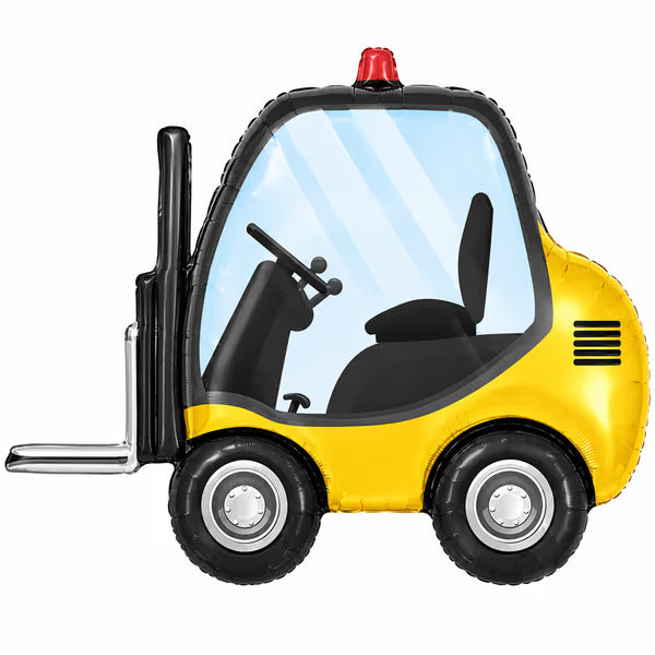 Sarı Forklift Folyo Balon 74 × 55 cm